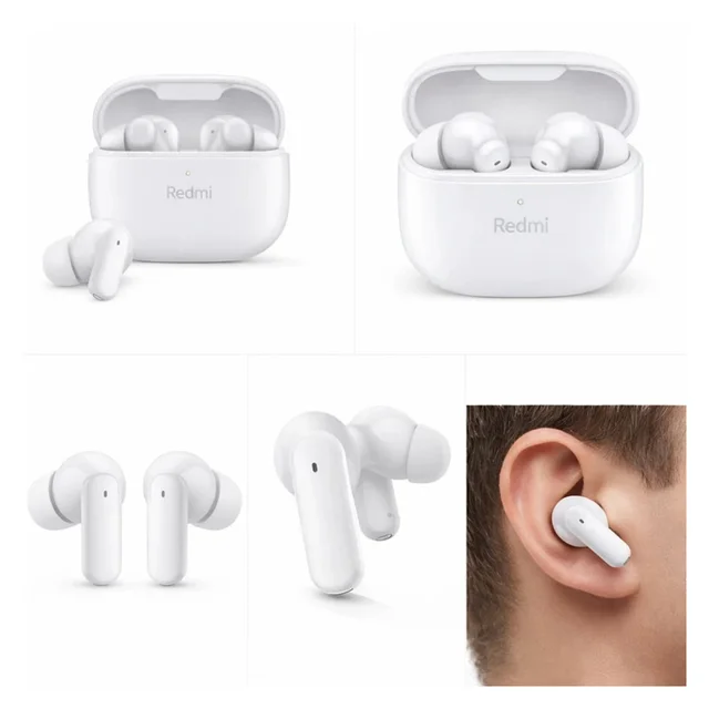 هدفون بلوتوثی شیائومی مدل Redmi Buds 8 Active، نویزکنسلینگ ENC، اتصال همزمان به 2 دستگاه 103104370
