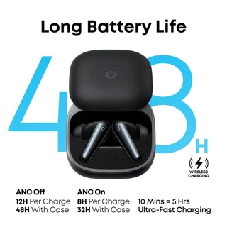 هدفون بلوتوثی انکر مدل Soundcore Liberty 5 با نویز کنسلینگ فعال (ANC)، درگاه شارژ USB Type 103105139