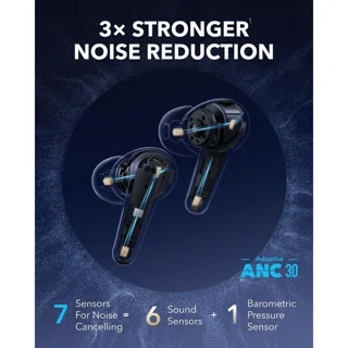 هدفون بلوتوثی انکر مدل Liberty 4 Pro دارای نویز کنسلینگ فعال (ANC)، درگاه شارژ USB Type-C، 103105069
