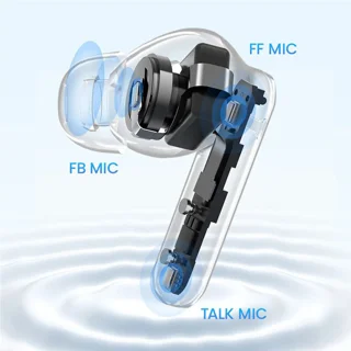 هدفون بلوتوثی هایلو مدل Mori Plus با نویز کنسلینگ فعال، 3 میکروفون در هر گوشی، فناوری Anti 103104609