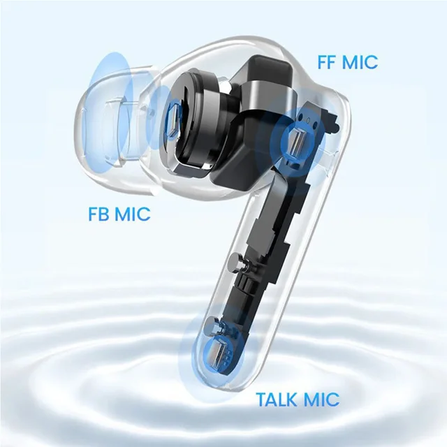 هدفون بلوتوثی هایلو مدل Mori Plus با نویز کنسلینگ فعال، 3 میکروفون در هر گوشی، فناوری Anti 103104609