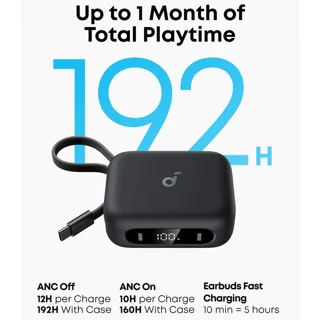 هدفون بلوتوثی انکر مدل SoundCore P41i با نویز کنسلینگ فعال، دارای 6 میکروفون مکالمه با فنا 103104826