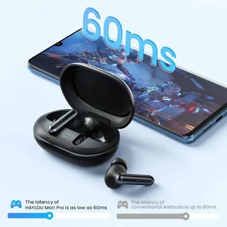 هدفون بلوتوثی هایلو مدل Mori Plus با نویز کنسلینگ فعال، 3 میکروفون در هر گوشی، فناوری Anti 103104608