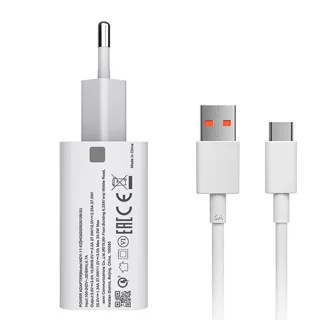 شارژر شیائومی 33 وات همراه با کابل xiaomi (اورجینال+گارانتی)