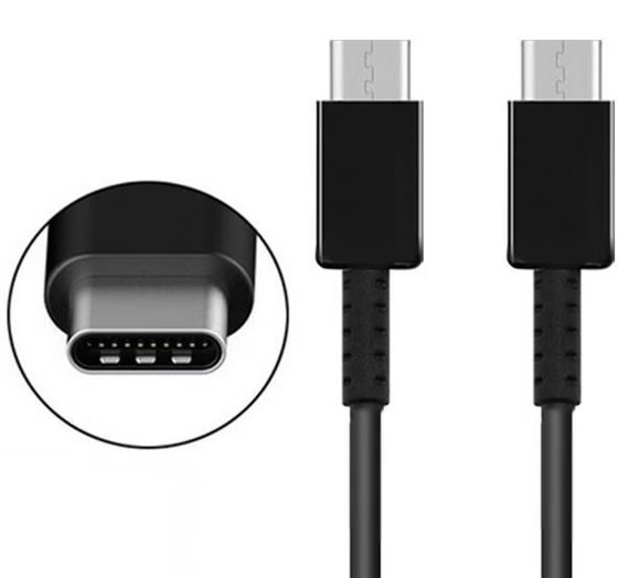 کابل شارژر تبلت سامسونگ Tab A11 SM-X135 از نوع 2 سر تایپ C اورجینال همراه گارانتی