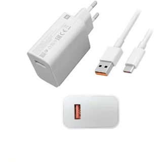 شارژر شیائومی Redmi Note 12 ظرفیت ۳۳ وات با پورت USB Type C