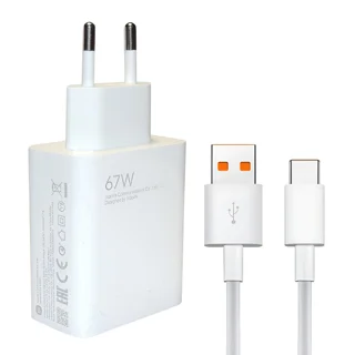 شارژر اصلی شیائومی Poco x6 pro همراه با کابل اصلی نمایش ثانیه شمار با گارانتی