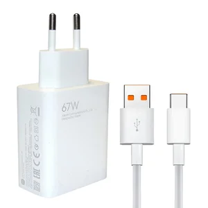 شارژر اصلی شیائومی Poco x6 pro همراه با کابل اصلی نمایش ثانیه شمار با گارانتی