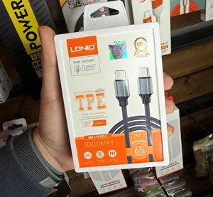 کابل دو سر تایپ سی LDNIO مدل LC441C ویژگی 65 وات اصلی