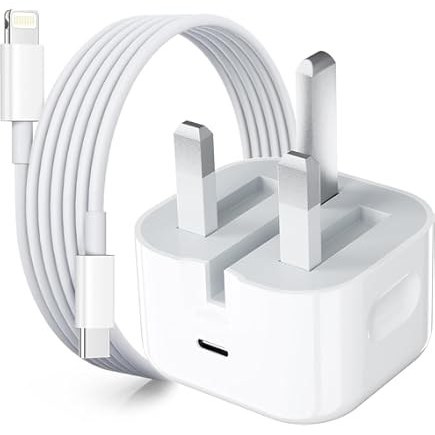 شارژر اپل iPhone 15 Pro ۲۰ وات سه پین با کابل