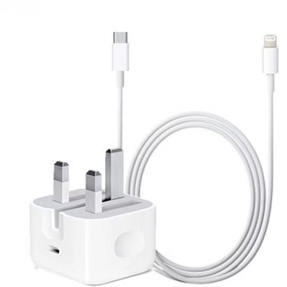 شارژر آیفون 12 پرو مکس iphone 12 promax همراه کابل (اپل استور)