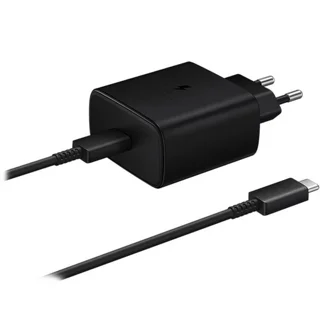 شارژر دیواری سامسونگ 45 وات با کابل Type-C اصل