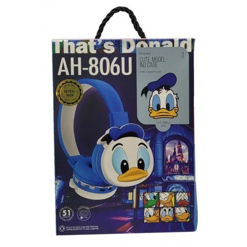 هدفون عروسکی بلوتوثی طرح اردک مدل Duck-AH-806U