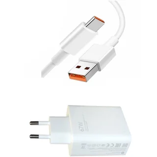 شارژر شیائومی اصلی مدل Redmi Note 11 Pro ظرفیت ۶۷ وات با کابل USB Type C
