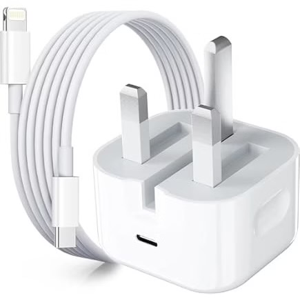 شارژر اپل مدل ایفون iPhone 13 Pro Max ظرفیت ۲۰ وات همراه با کابل پک اپل استور همراه گارانتی BA اروپا ۱۰۰٪