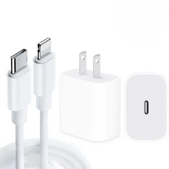 شارژر آداپتور ایفون ۱۲ پرو مکس همراه با کابل شارژ اورجینال اپل استور BA با گارانتی تعویض ۱۰۰٪