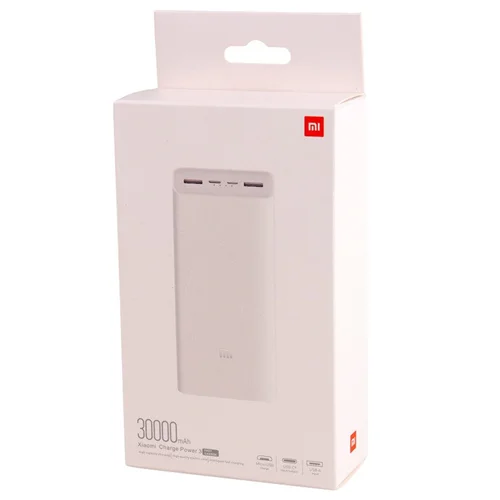 پاور بانک ۳۰ هزار شیائومی مدل PB3018ZM ظرفیت 30000 میلی آمپر ساعت شرکتی
