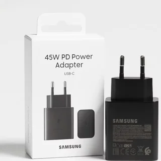 شارژر 2 پین سامسونگ مدل S23 Ultra ظرفیت ۴۵ وات