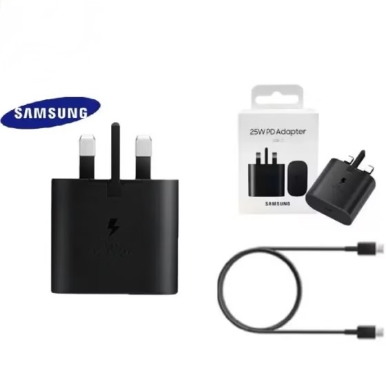 شارژر اصلی سامسونگ samsung A34 آداپتور به همراه کابل ویتنام ۱۰۰٪