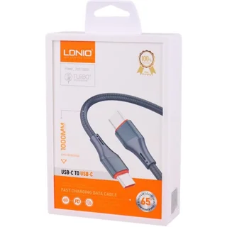 کابل تبدیل الدینیو LC631C Type-C به Type-C طول ۱ متر توان ۶۵ وات اصل