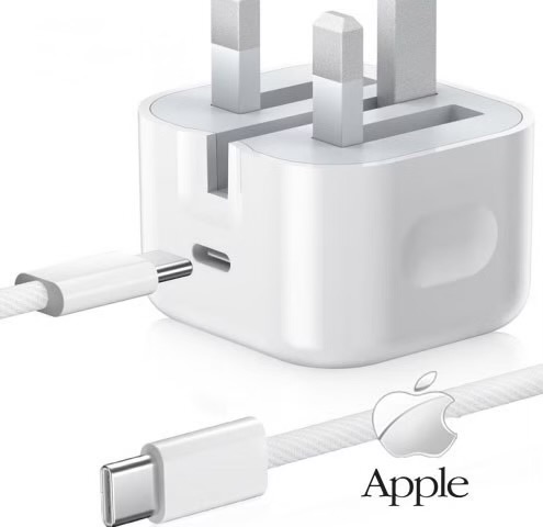 شارژر اپل iPhone 15 Pro ۲۰ وات سه پین با کابل