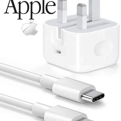 شارژر اپل آیفون ۱۶ پلاس ۲۰ وات با USB Type C