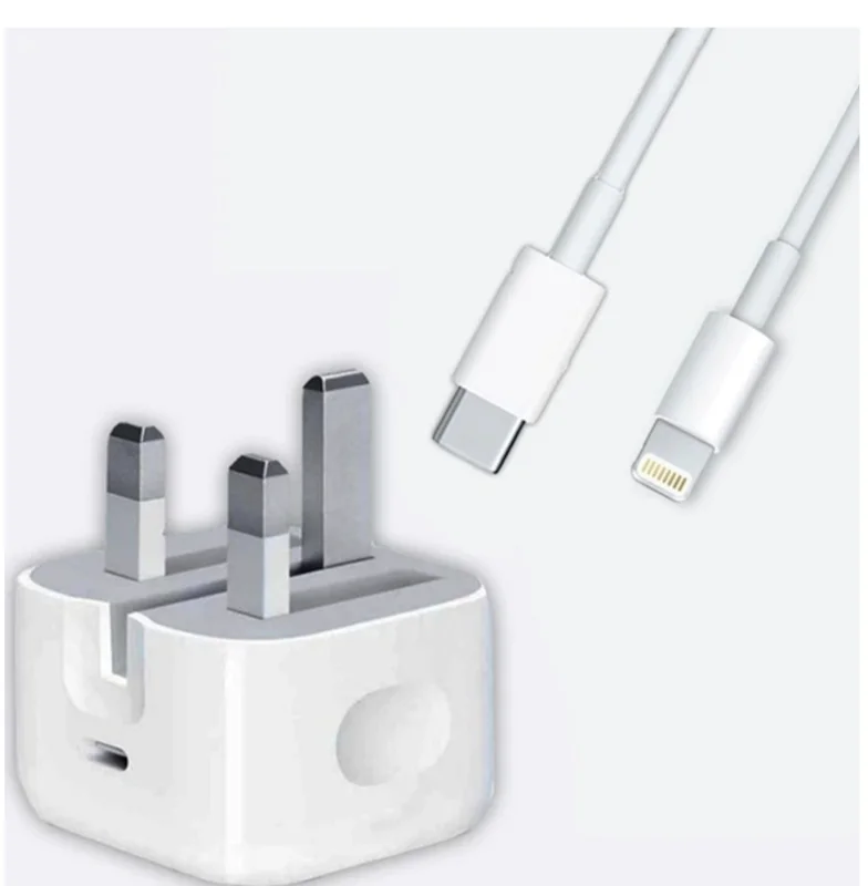 شارژر آیفون ۱۴ نرمال iphone ۱۴ همراه کابل(اپل استور)