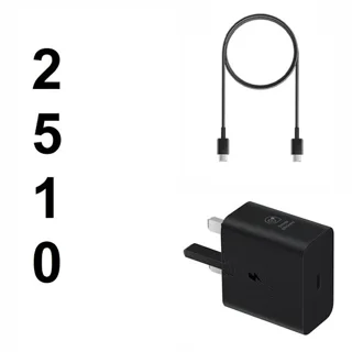 شارژر سامسونگ ۲۵ وات مدل EP-T2510 همراه با کابل پک جدید سامسونگ